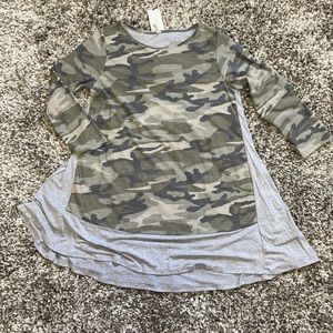 Bellamie camo tunic Size small